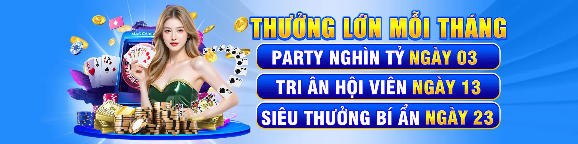 Máy đánh bạc với biểu tượng Jackpot và tiền vàng